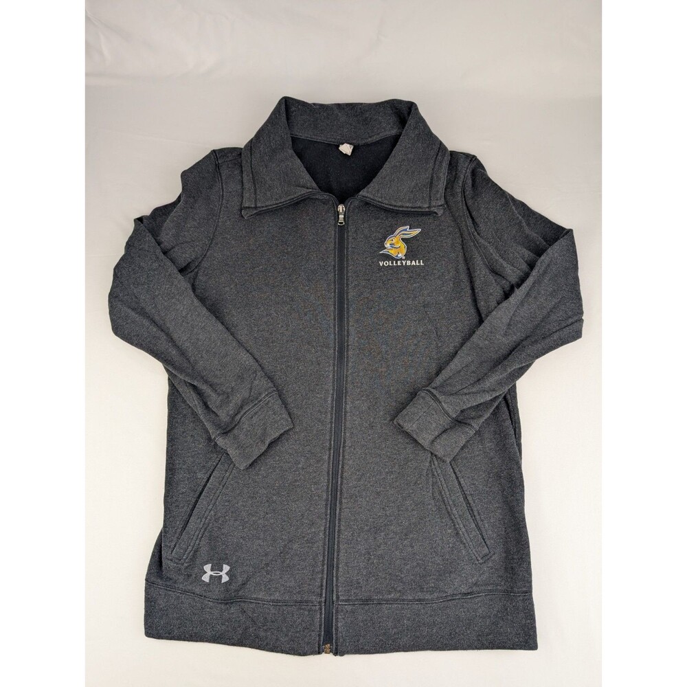 M Volleyball UA South Dakota State Jackrabbits Pullover Full Zip Sweater SDSU